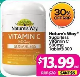 Your Discount Chemist Nature's Way Vitamin C Sugarless offer
