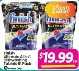 Your Discount Chemist Finish Ultimate All in 1 Dishwashing Tablets offer