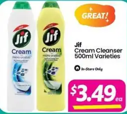 Your Discount Chemist Jif Cream Cleanser 500ml Varieties offer
