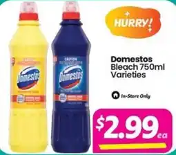 Your Discount Chemist Domestos Bleach Varieties offer