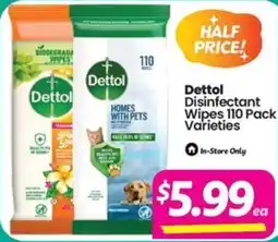 Your Discount Chemist Dettol Disinfectant Wipes Varieties offer