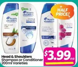 Your Discount Chemist Head & Shoulders Shampoo or Conditioner 200ml Varieties offer