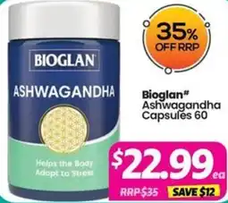 Your Discount Chemist Bioglan Ashwagandha Capsules offer