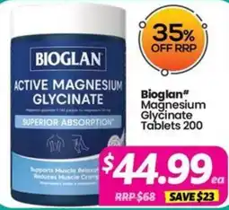 Your Discount Chemist Bioglan Active Magnesium Glycinate offer