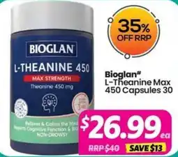 Your Discount Chemist Bioglan L-Theanine Max offer