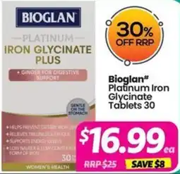 Your Discount Chemist Bioglan Platinum Iron Glycinate Plus offer