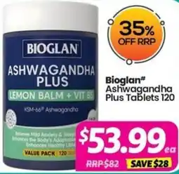 Your Discount Chemist Bioglan Ashwangandha Plus offer