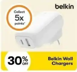 BIG W Belkin Wall Chargers offer