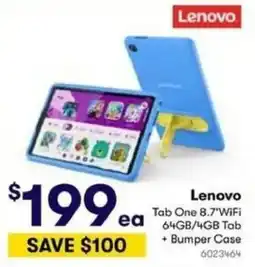 BIG W Lenovo Tab One 8.7"WiFi offer