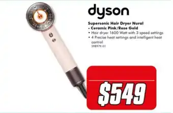 Dyson Supersonic Hair Dryer Nural - Ceramic Pink/Rose Gold