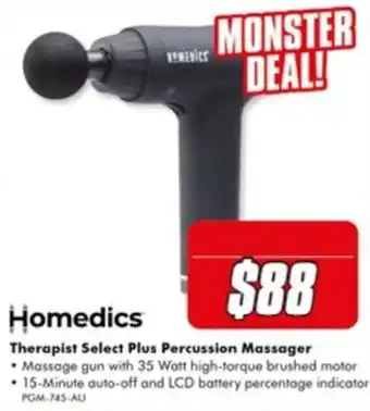 Homedics Therapist Select Plus Percussion Massager
