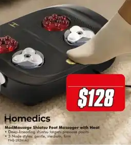 The Good Guys Homedics ModMassage Shiatsu Foot Massager with Heat offer