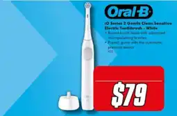 The Good Guys Oral-B iO Series 2 Gentle Clean Sensitive Electric Toothbrush - White offer