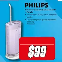 The Good Guys Philips Sonicare Compact Flosser 1000 offer