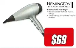 The Good Guys Remington Botanicals AC Hair Dryer offer