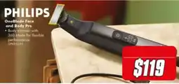 The Good Guys Philips OneBlade Face and Body Pro offer
