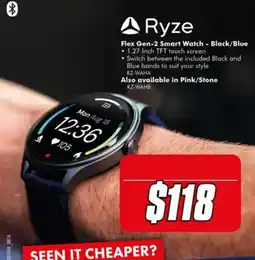 The Good Guys Ryze Flex Gen-2 Smart Watch offer