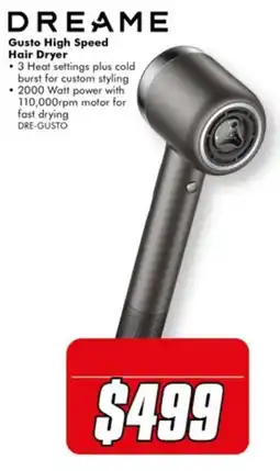 The Good Guys Dreame Gusto High Speed Hair Dryer offer