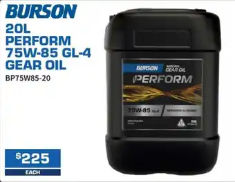 Burson Perform 75W-85 GL-4 Gear Oil