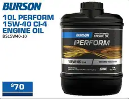 Burson Auto Parts Burson Perform 15W-40 CI-4 Engine Oil offer