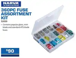 Burson Auto Parts Narva 360pc Fuse Assortment Kit offer