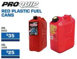 Burson Auto Parts Red Plastic Fuel Cans offer