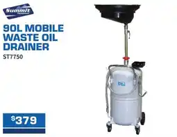 Burson Auto Parts Summit 90L Mobile Waste Oil Drainer offer