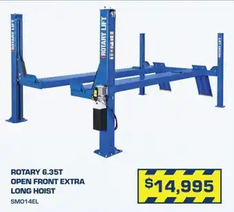 Rotary 6.35t Open Front Extra Long Hoist