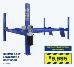 Burson Auto Parts Summit 6.35T Long Body 4 Post Hoist offer