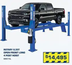 Burson Auto Parts Rotary 6.35T Open Front Long 4 Post Hoist offer