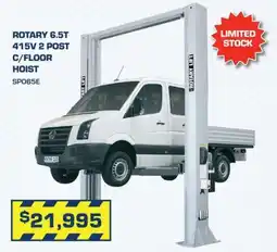 Burson Auto Parts Rotary 6.5T 415V 2 Post C/Floor Hoist offer