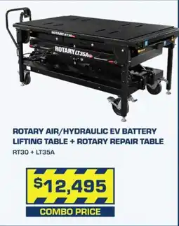 Burson Auto Parts Rotary air/hydraulic ev battery lifting table + rotary repair table offer