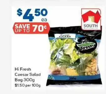 Foodland Hi Fresh Caesar Salad Bag 300g offer