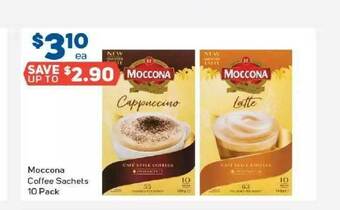 Foodland Moccona Coffee Sachets 10 Pack offer