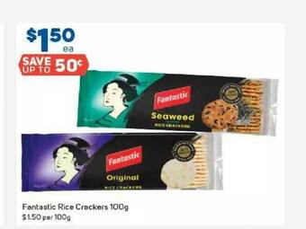 Foodland Fantastic Rice Crackers 100g offer