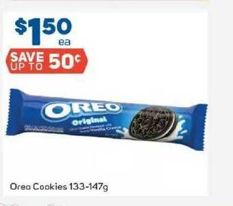 Foodland Oreo Cookies 133-147g offer