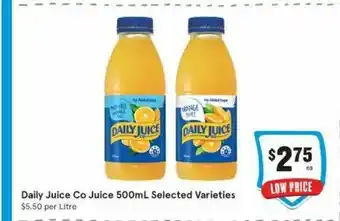 IGA Daily Juice Co Juice offer
