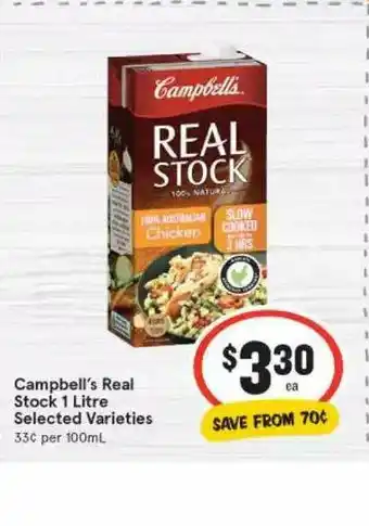 IGA Campbells Real Stock offer