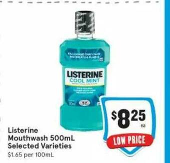 IGA Listerine Mouthwash offer