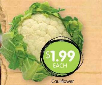 Spudshed Cauliflower offer