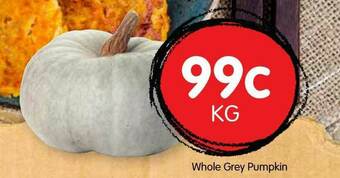 Spudshed Whole Grey Pumpkin offer