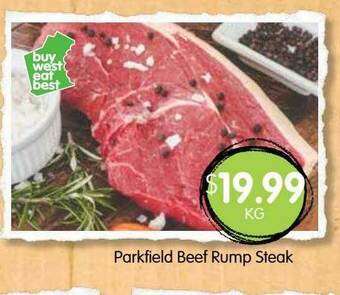 Parkfield Beef Rump Steak