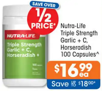 Good Price Pharmacy Nutri-Life Triple Strength Garlic + C Horseradish offer