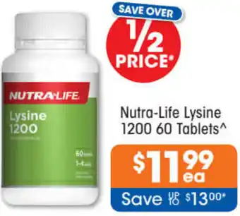Good Price Pharmacy Nutra-Life Lysine 1200 offer