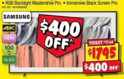 JB Hi-Fi Samsung RGB Backlight Masterdrive Pro Immersive Black Screen Pro offer