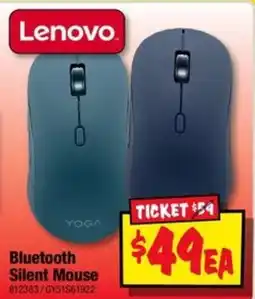 JB Hi-Fi Lenovo Bluetooth Silent Mouse offer