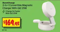 JB Hi-Fi BoostCharge 2-In-1 Convertible Magnetic Charger With Qi2 25W offer