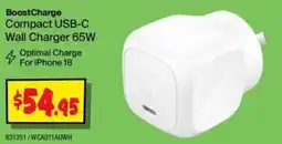 JB Hi-Fi BoostCharge Compact USB-C Wall Charger 65W offer