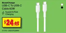 JB Hi-Fi BoostCharge USB-C To USB-C Cable offer
