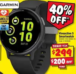 JB Hi-Fi Garmin Vivoactive 5 Smartwatch offer